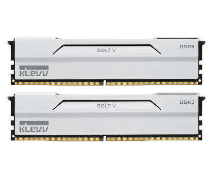 Pamięć RAM KLEVV 32GB (2x16GB) 6400 CL32 Bolt V White